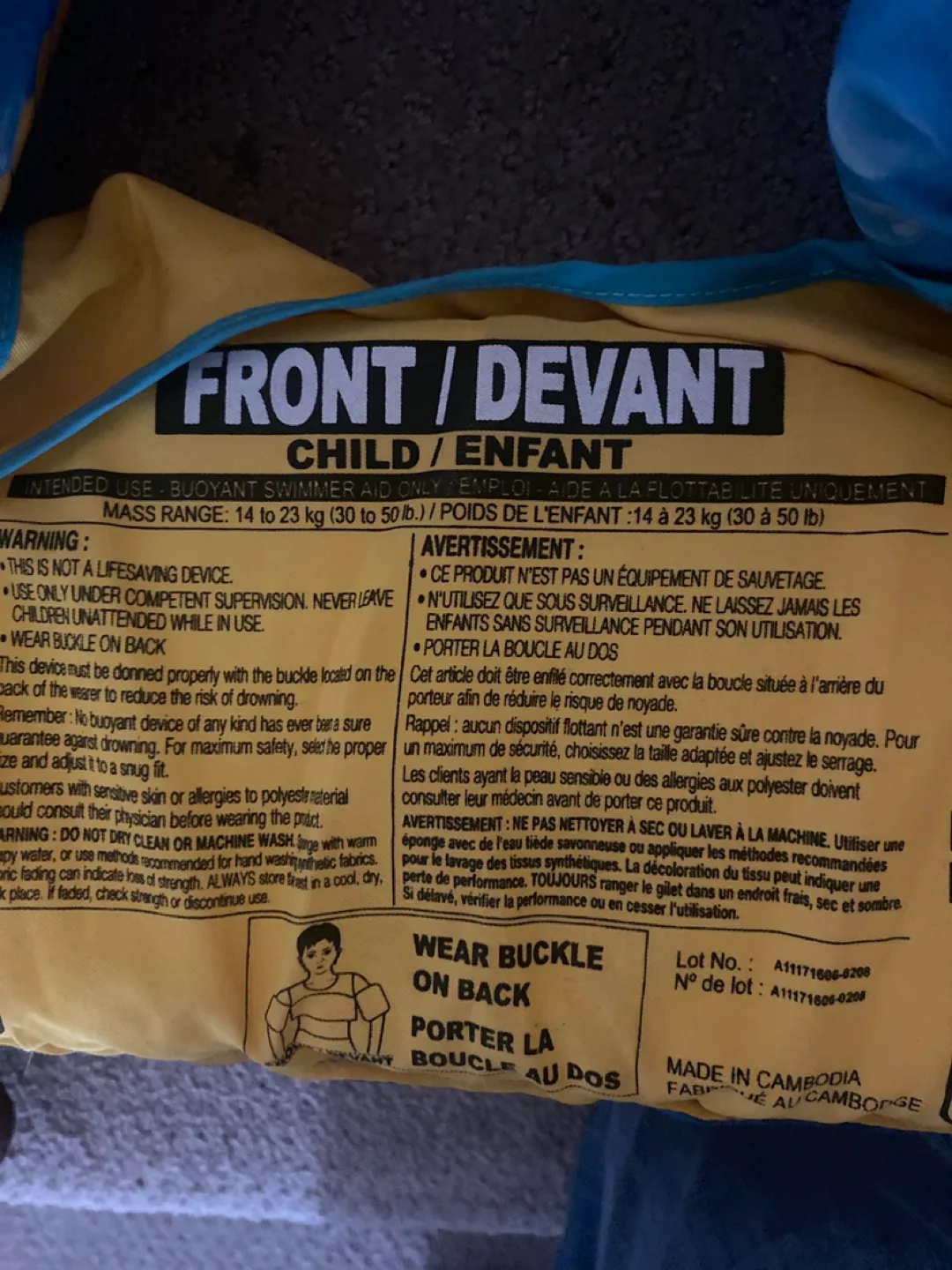 Body Glove Paddle Pals Life Jacket image indicator(3)