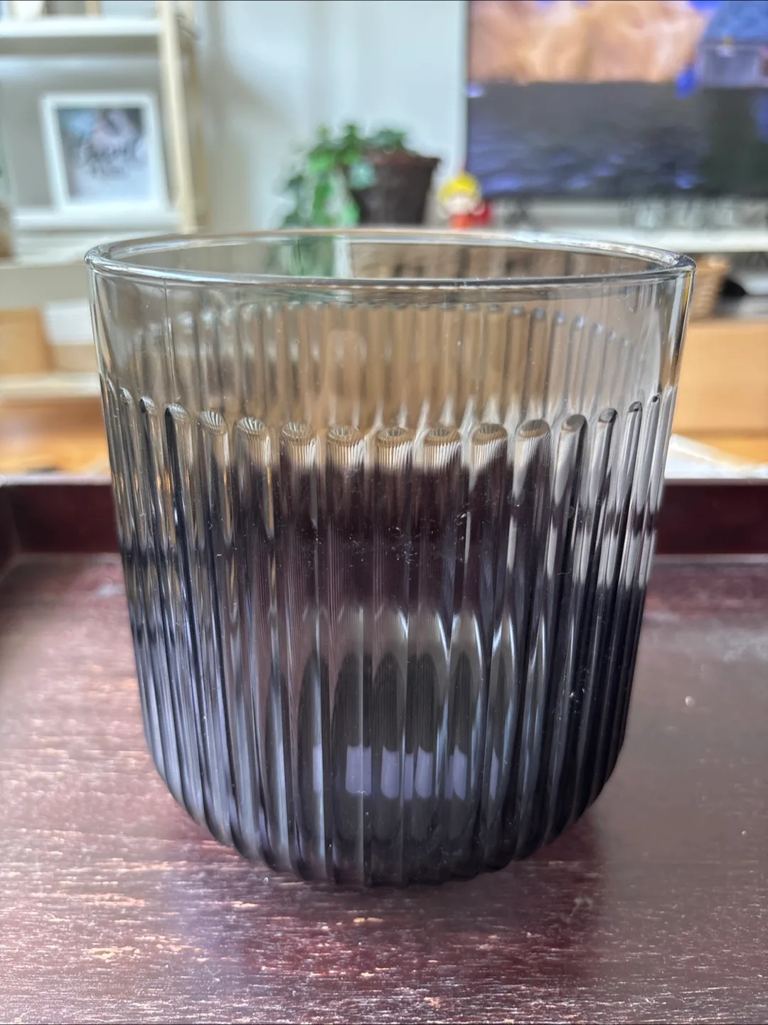 IKEA Vase, Dark Grey, 5” x 6” thumbnail