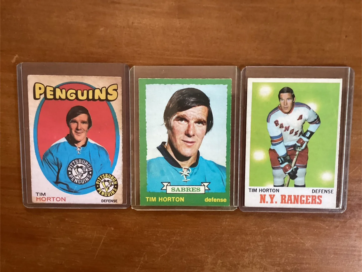 1970-71, 1971-72 & 1973-74 OPC TIM HORTON Hockey Cards thumbnail