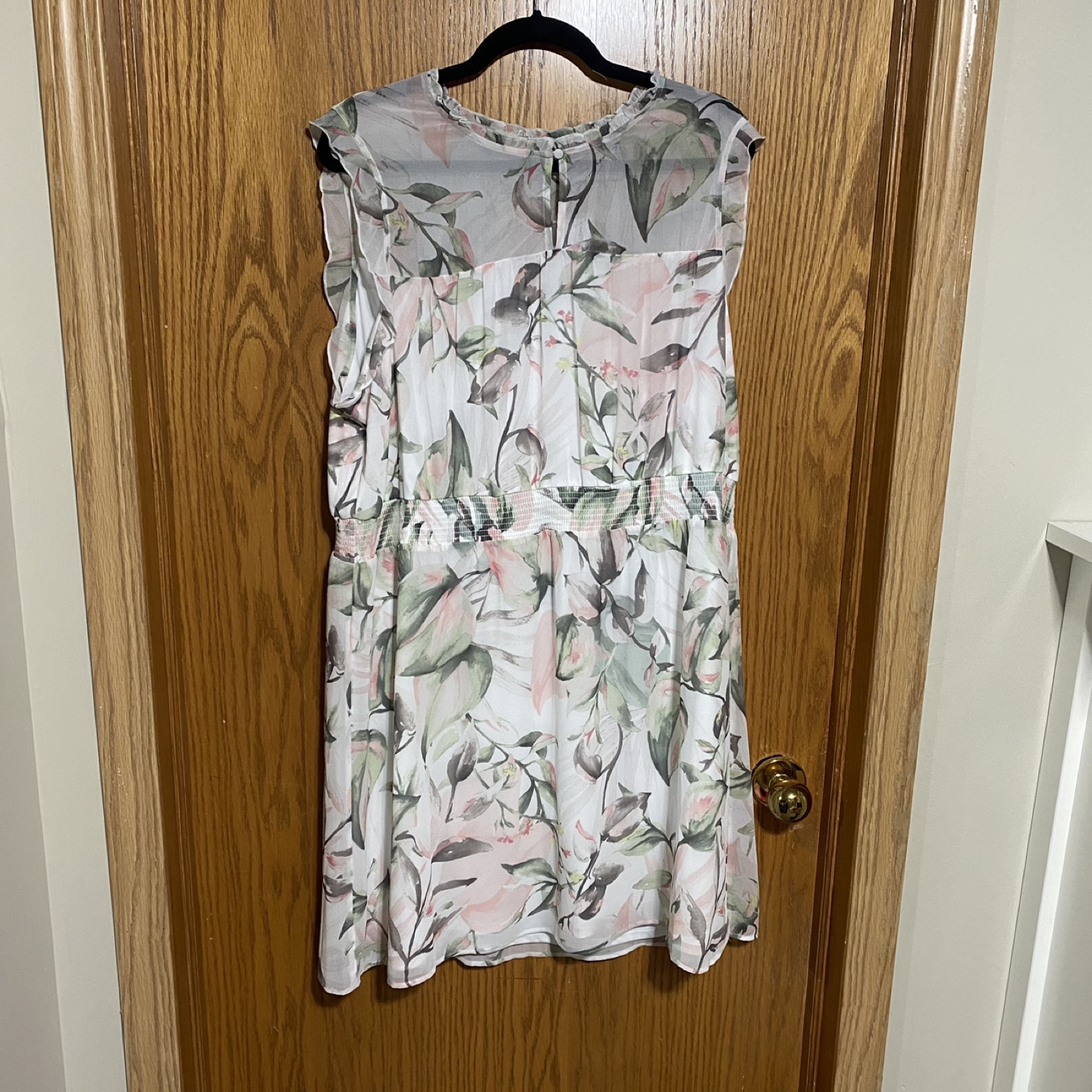 Plus size floral dress