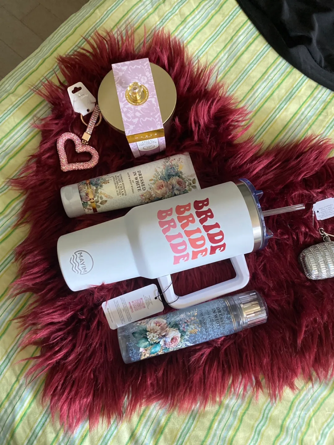 Bath & Body Works Dressed in White Set & Mayim Bride Tumbler thumbnail