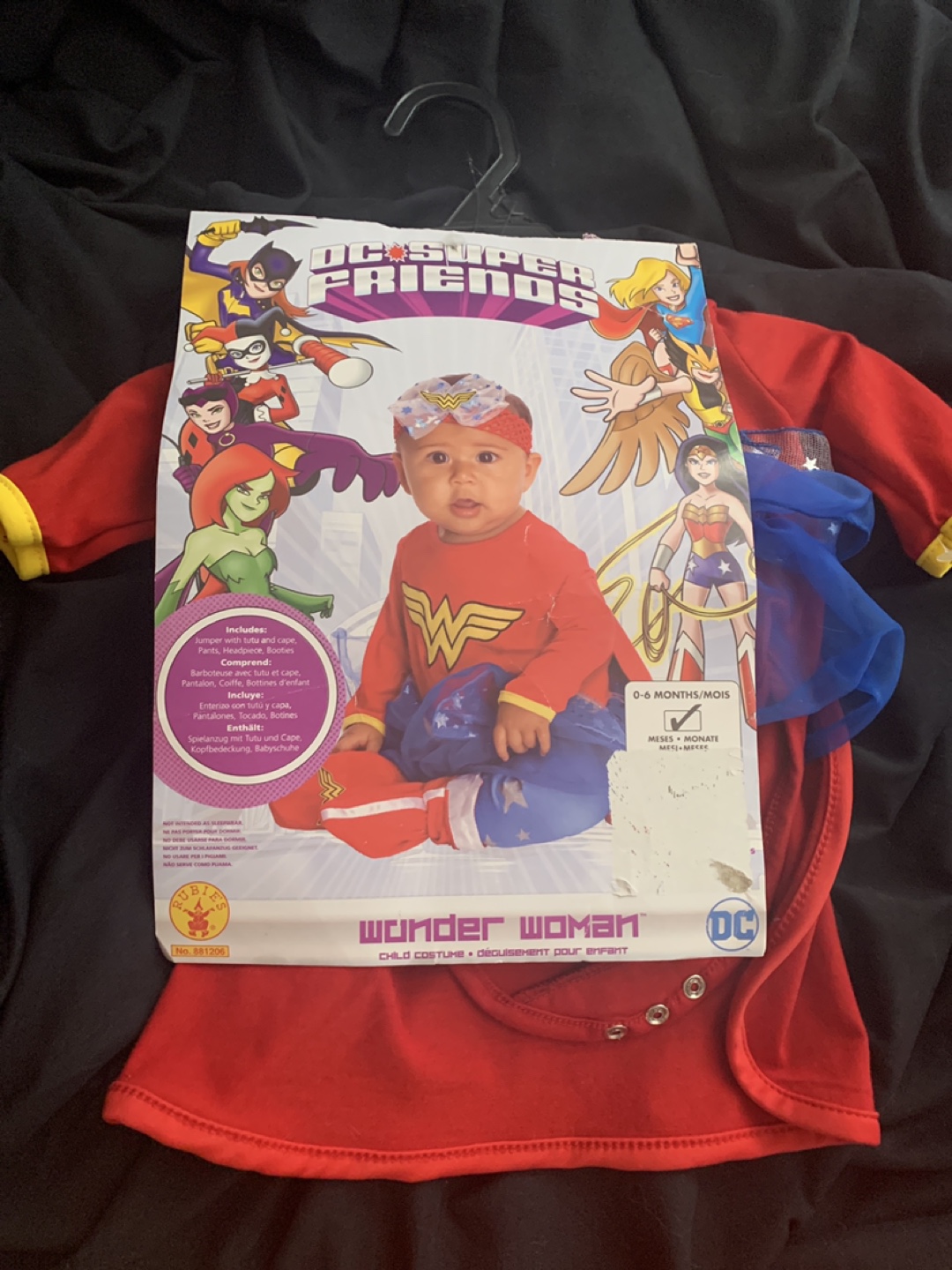 Baby Halloween Pumpkin & Wonder Woman Costume Set - photo 4