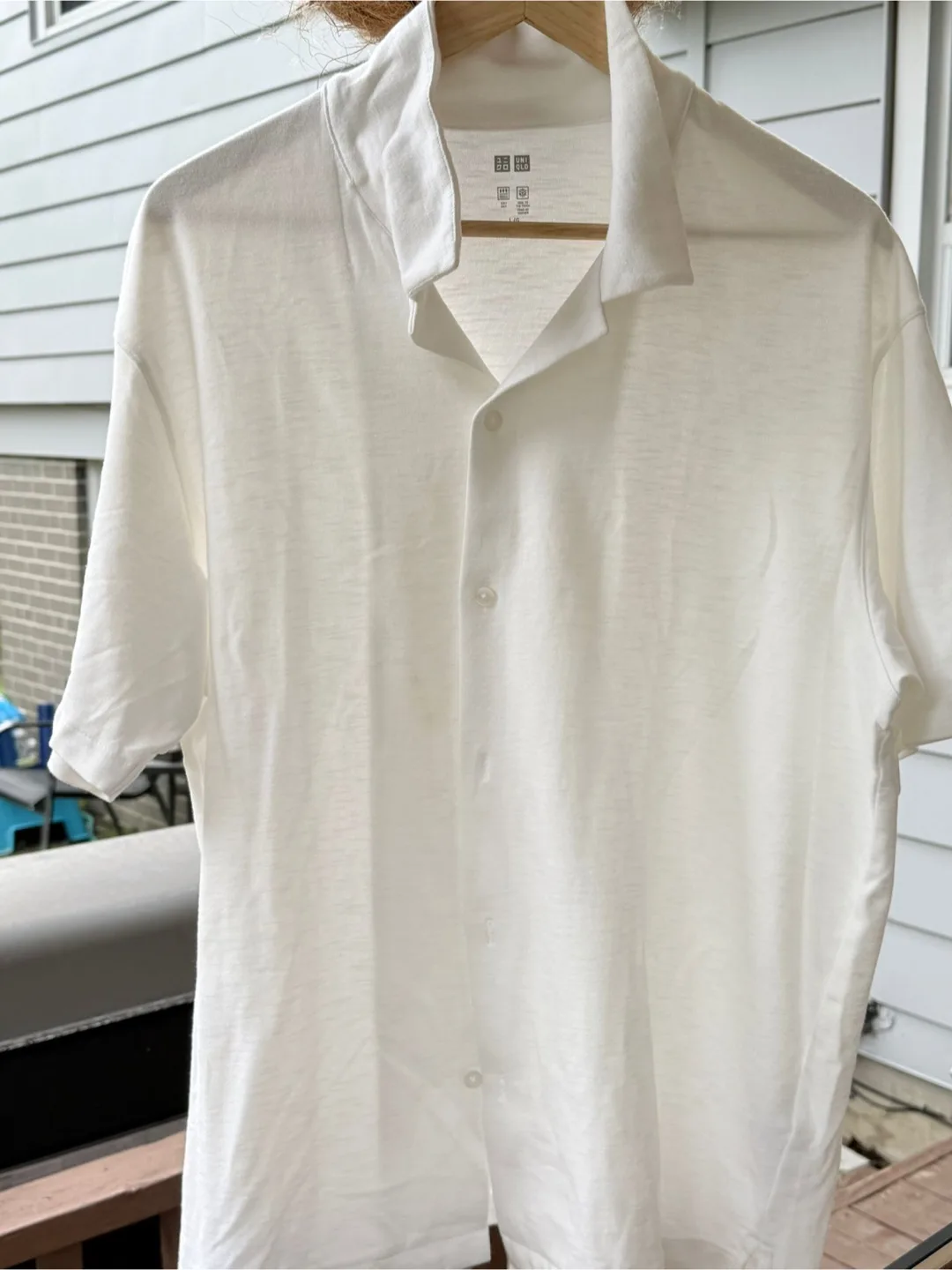 UNIQLO Airism Cotton Short Sleeve Polo thumbnail