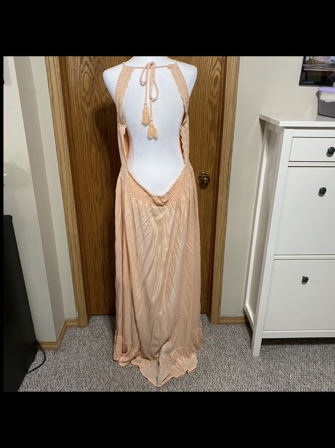 Plus size beautiful boho maxi dress fits bigger - photo 4