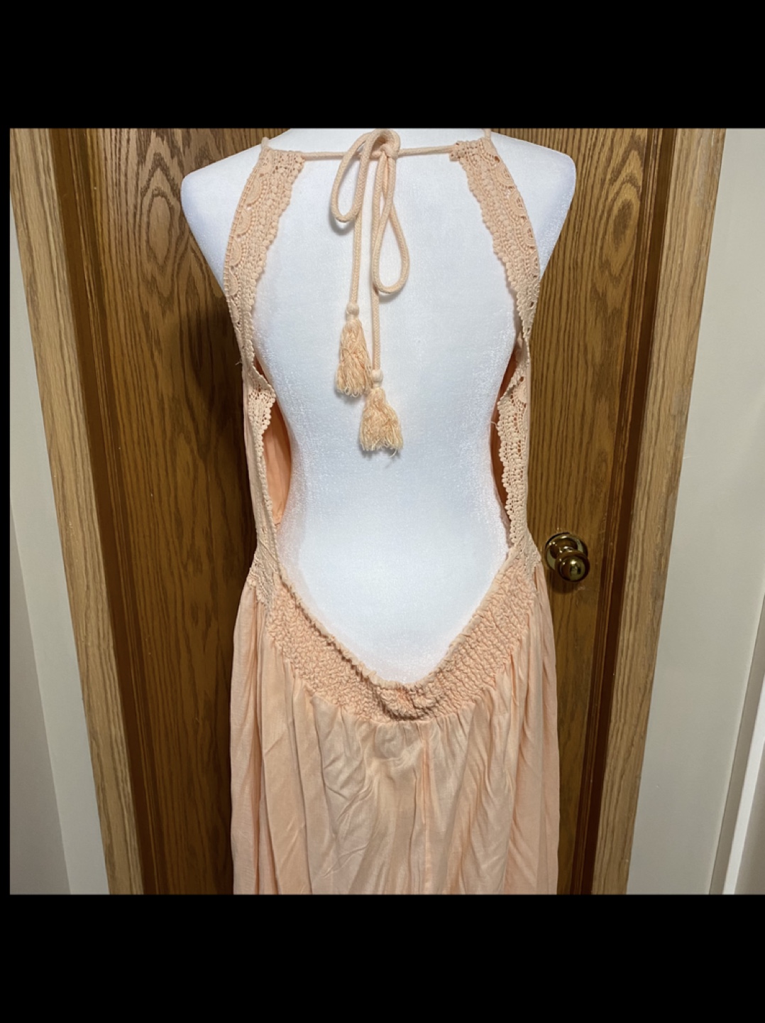 Plus size beautiful boho maxi dress fits bigger - photo 5