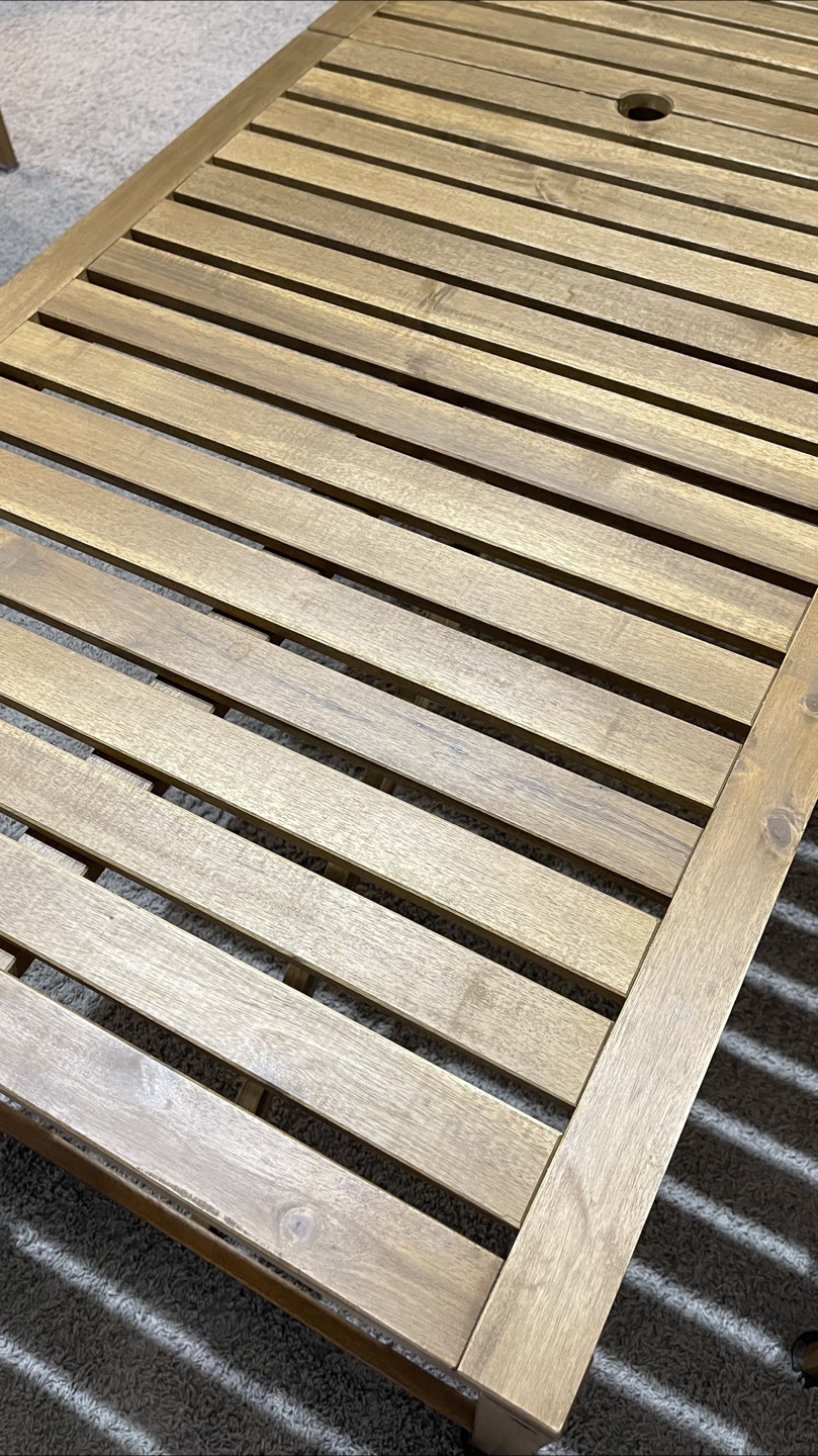 Wooden Outdoor Table - photo 5