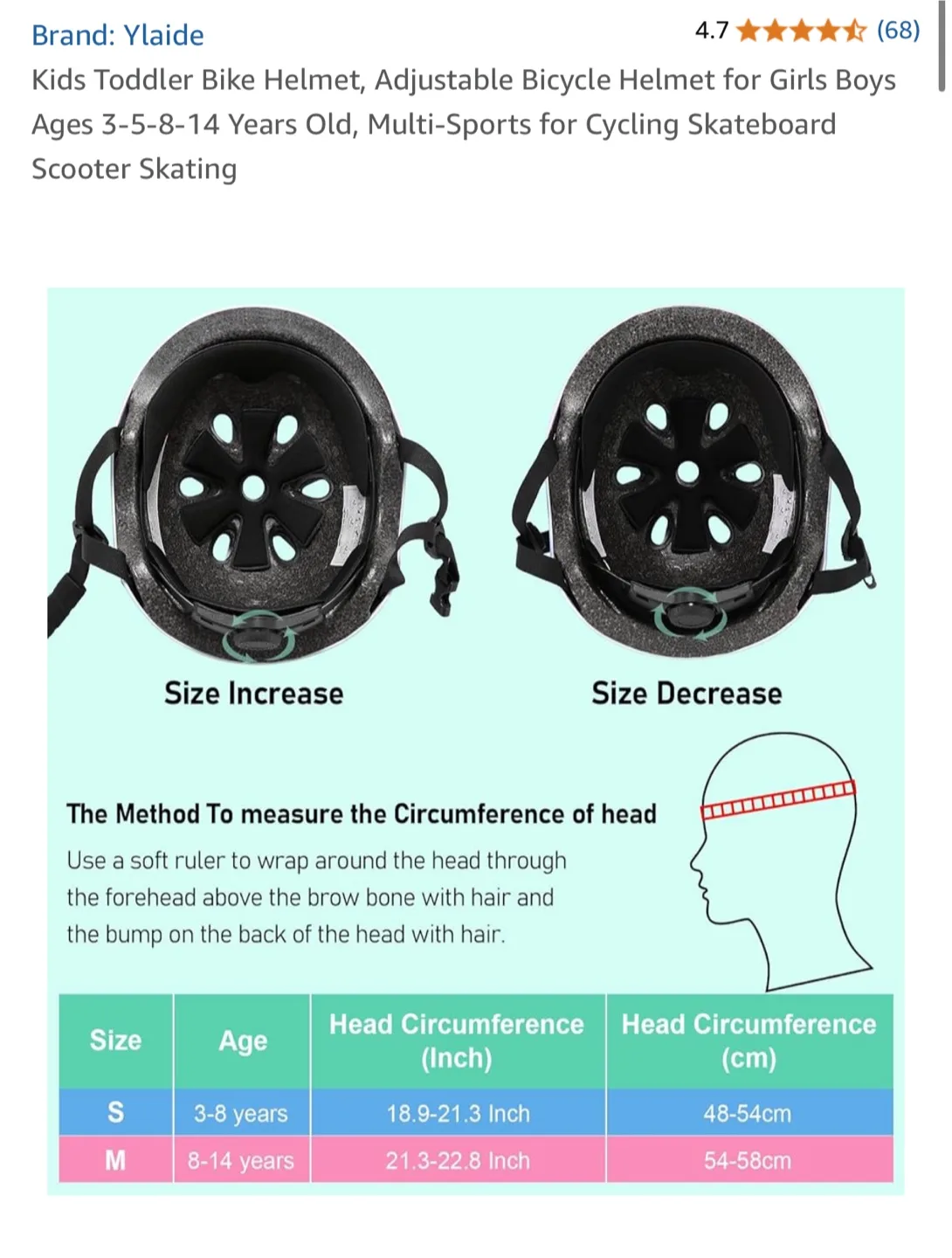 Adjustable Bike Helmet Small image indicator(7)