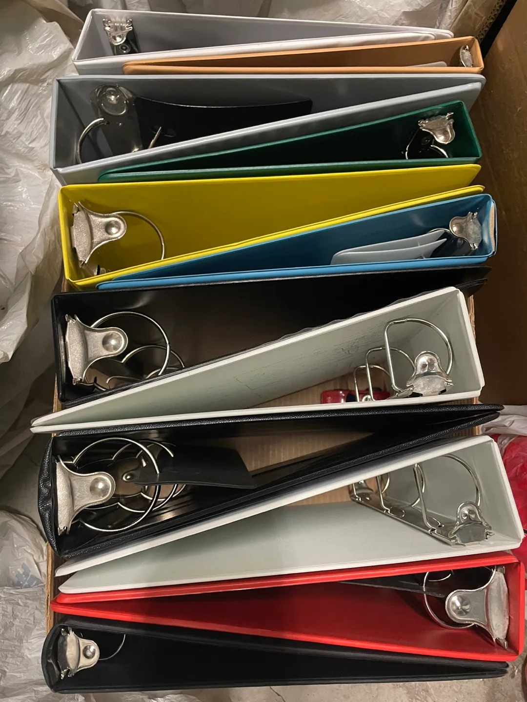 Lot of Ring Binders - Assorted Colours #freecycle thumbnail