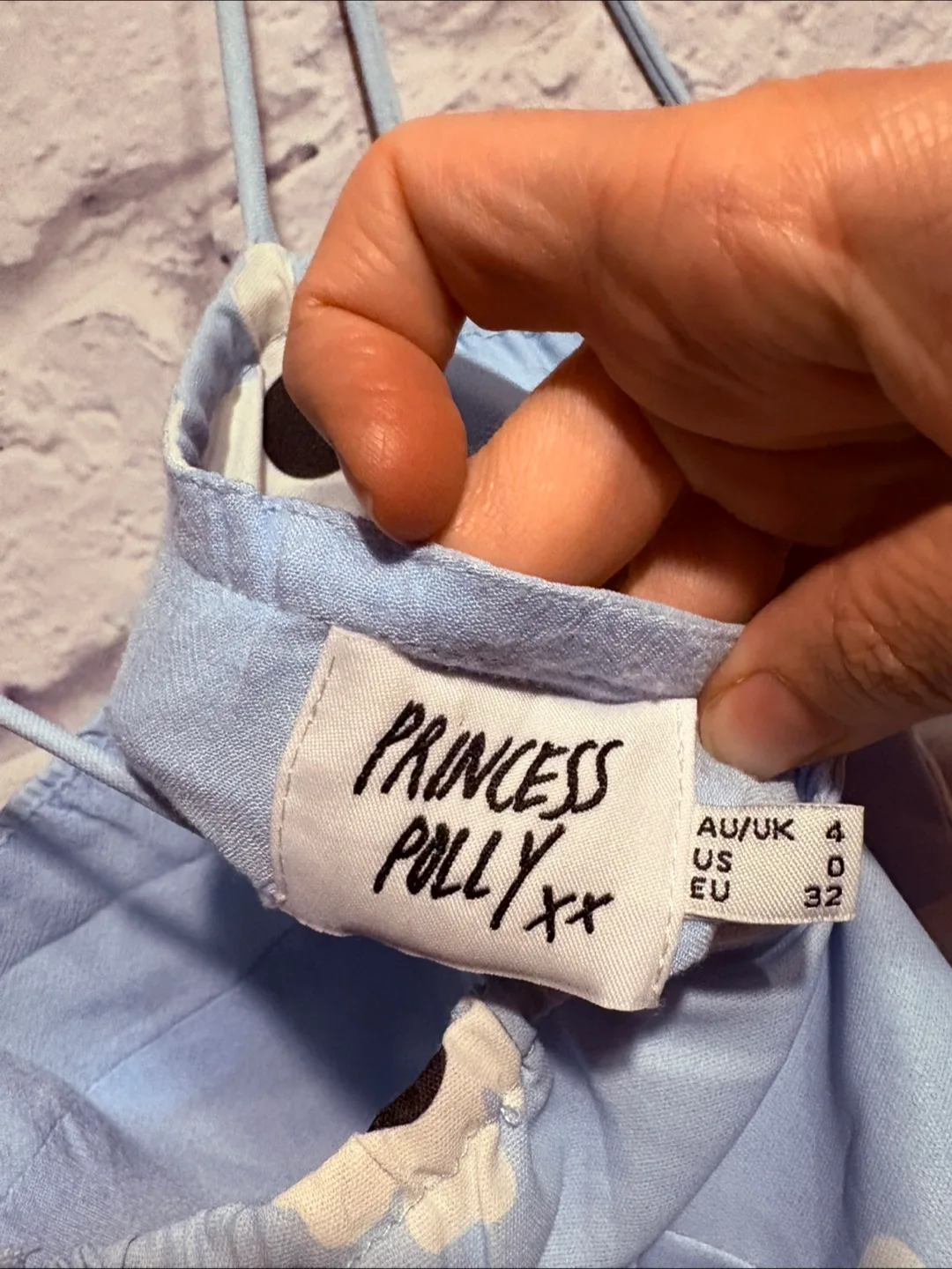 Princess Polly Mini Dress - Blue Floral XS image indicator(8)