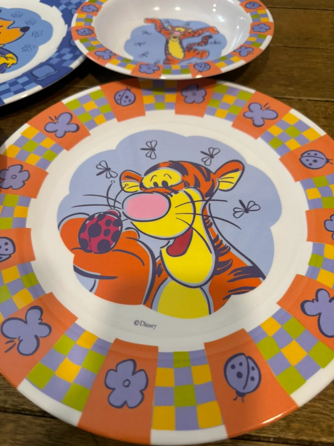 🇨🇦Disney Winnie the Pooh & Tigger Plates Set image indicator(2)