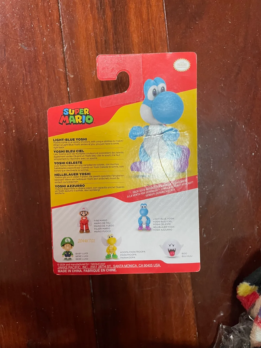 New Super Mario Light-Blue Yoshi Figure by Jakks Pacific image indicator(3)