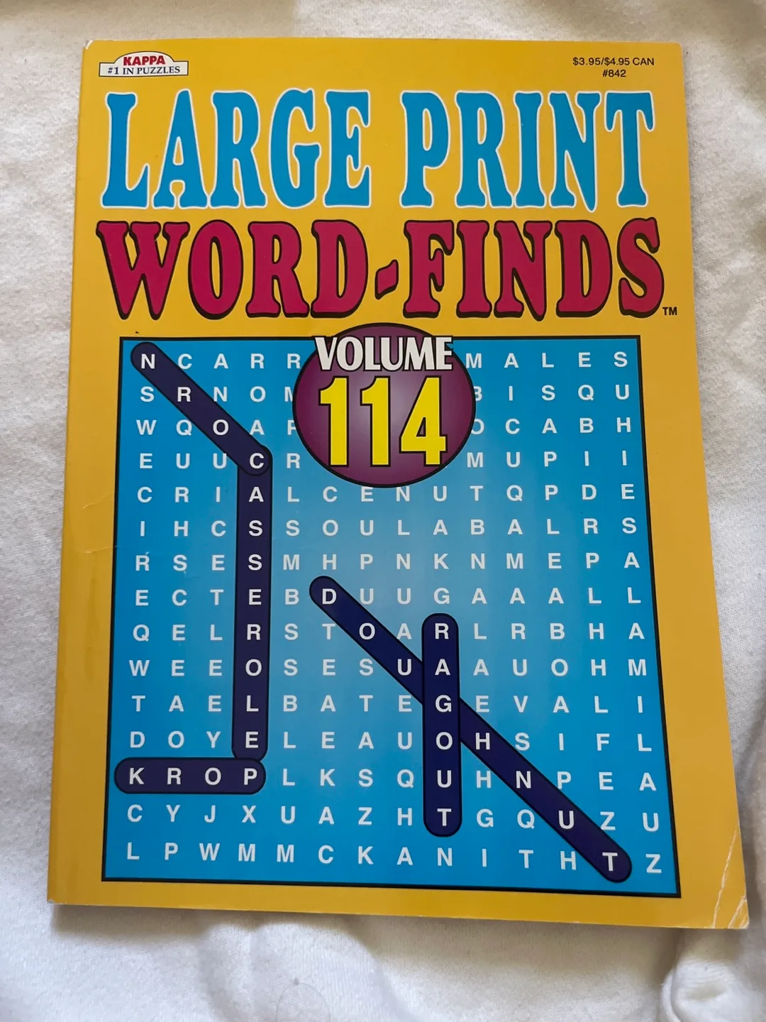 Kappa Large Print Word-Finds, Volume 114 thumbnail