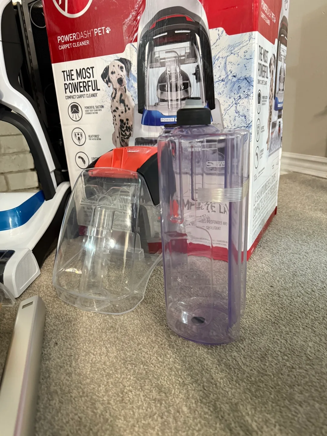 NEW Hoover Compact Carpet Cleaner w/ Shampoo image indicator(3)