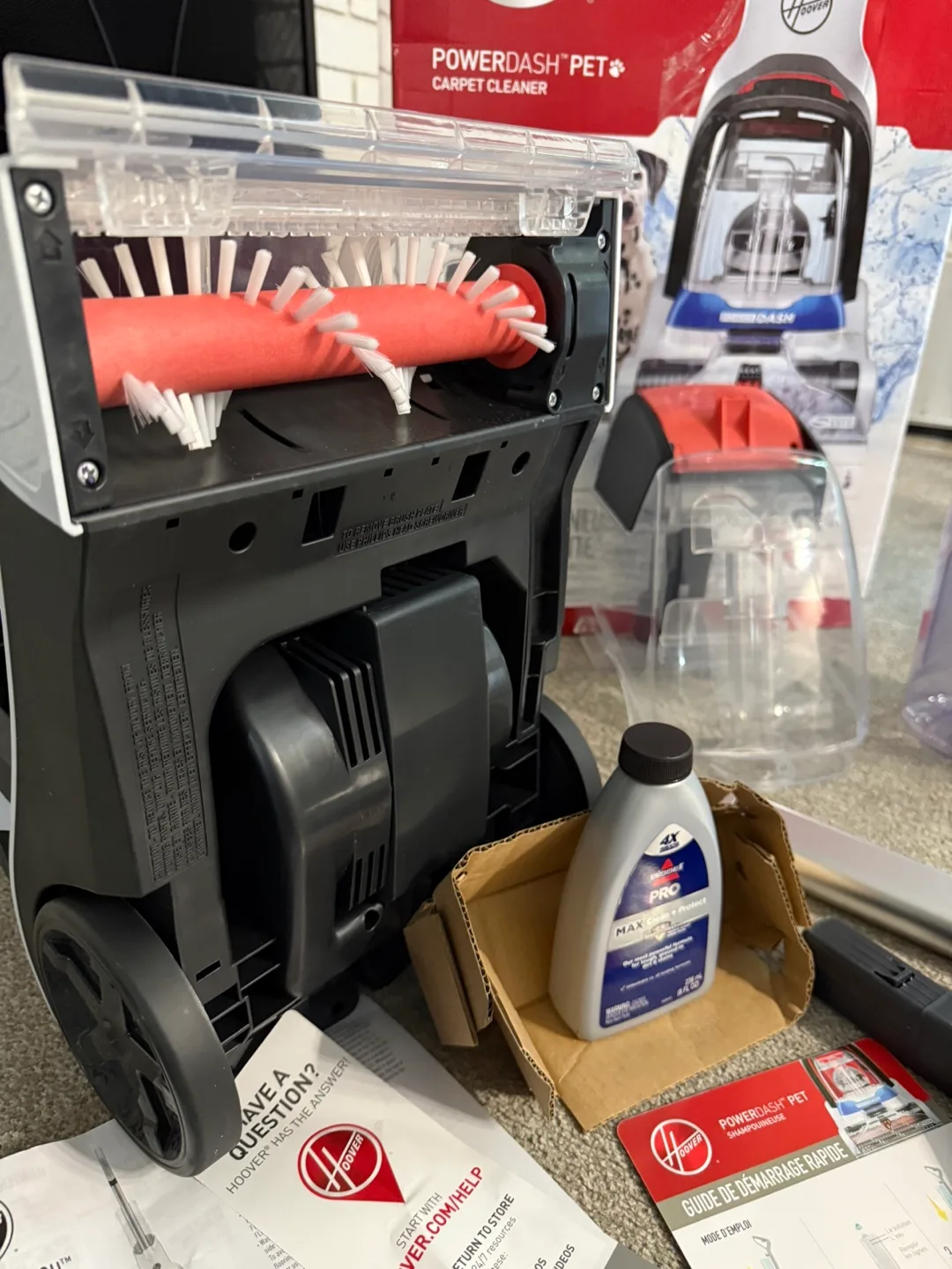 NEW Hoover Compact Carpet Cleaner w/ Shampoo image indicator(5)