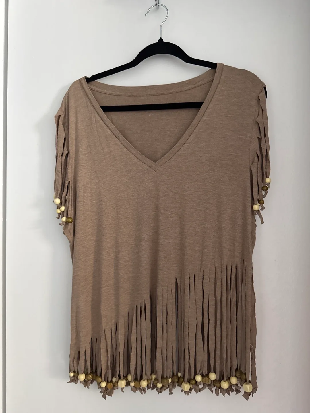 Brand new Boho Fringe Beaded Top image indicator(2)