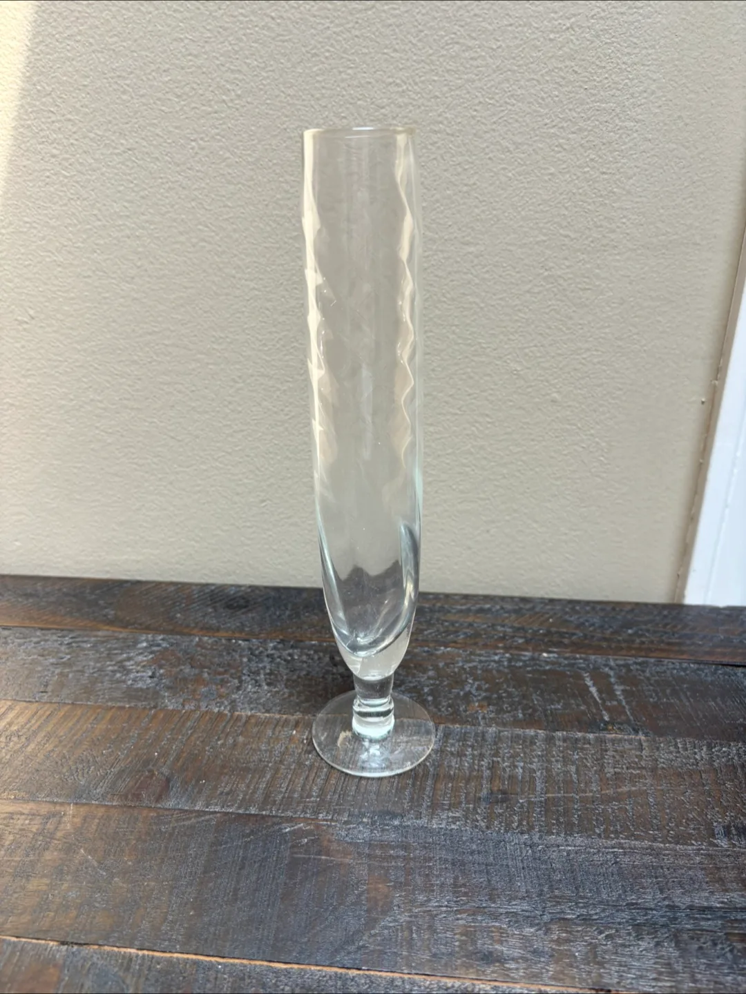 🇨🇦Clear Glass Bud Vase thumbnail