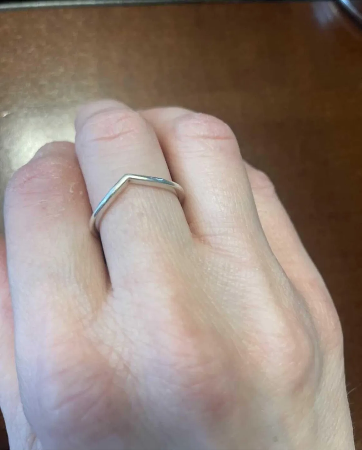 Pandora Wishbone Ring with Box image indicator(3)