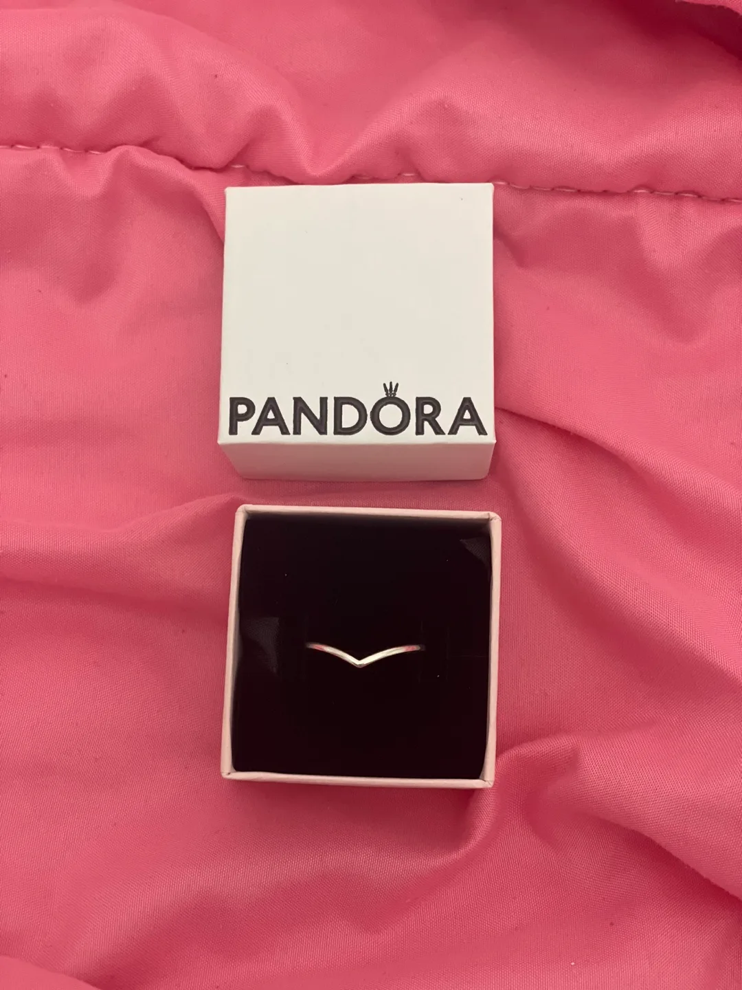 Pandora Wishbone Ring with Box image indicator(2)