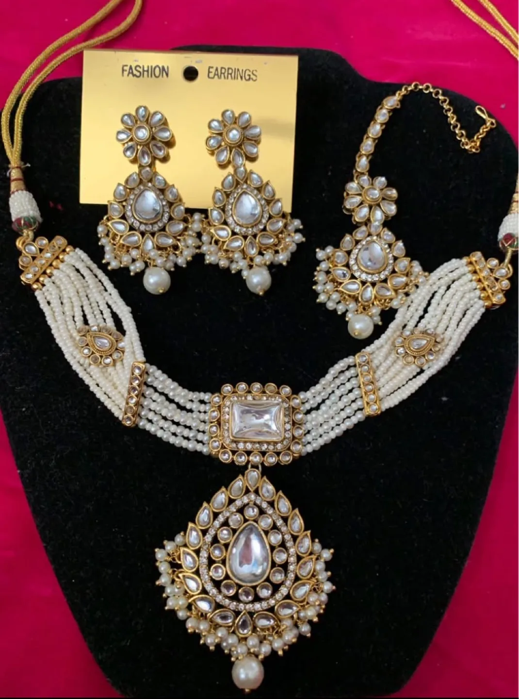 Fashion Earrings & Necklace Set, Brand New image indicator(2)