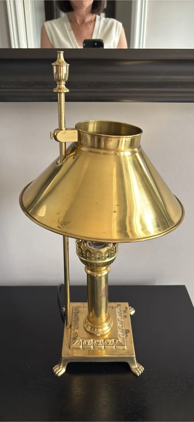 Vintage Brass Table Lamp thumbnail