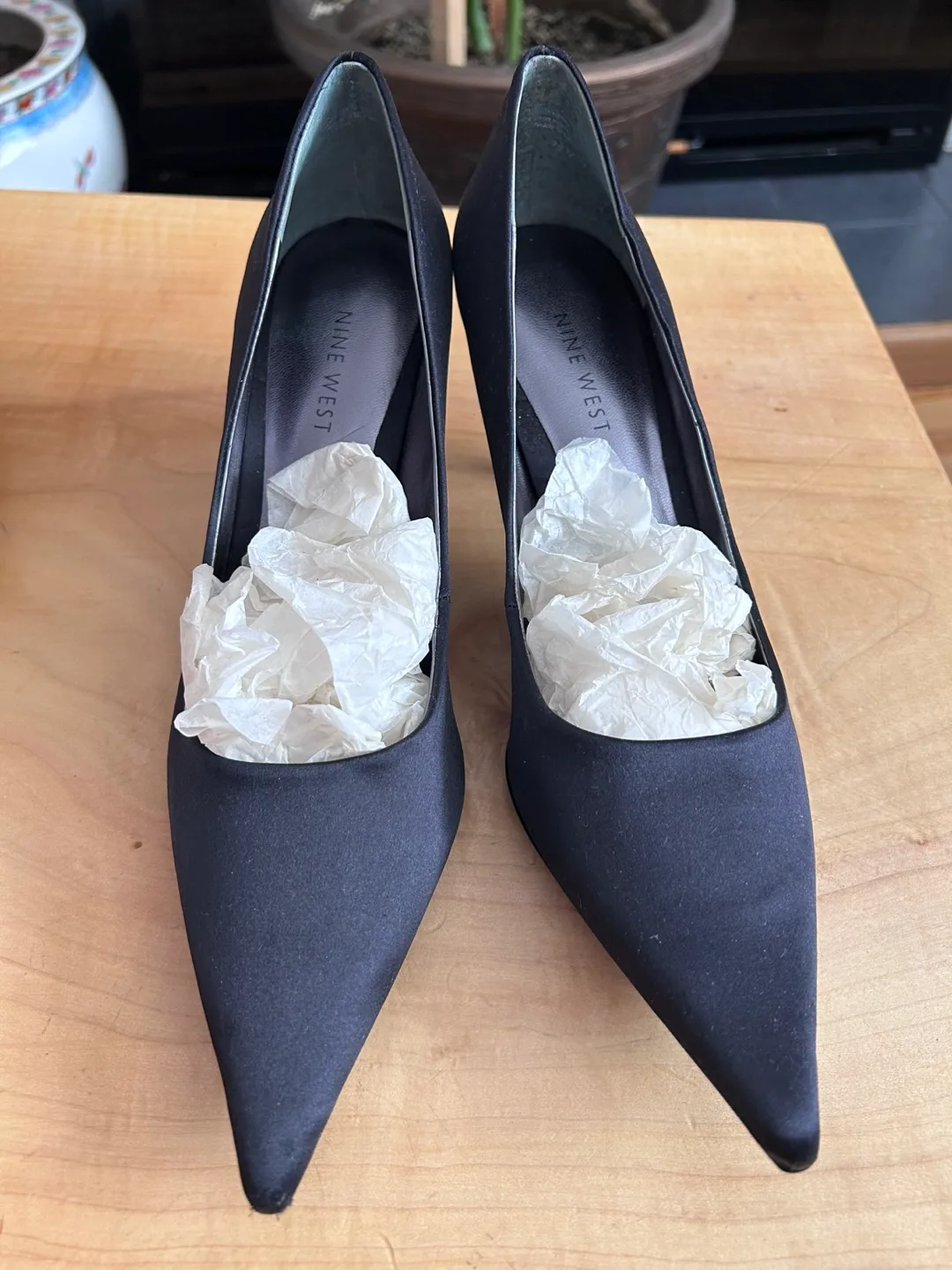 Nine West Black Heels - Size 7.5M thumbnail