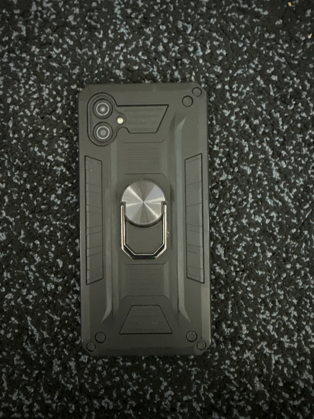 Samsung Black Phone Case with Ring Holder thumbnail