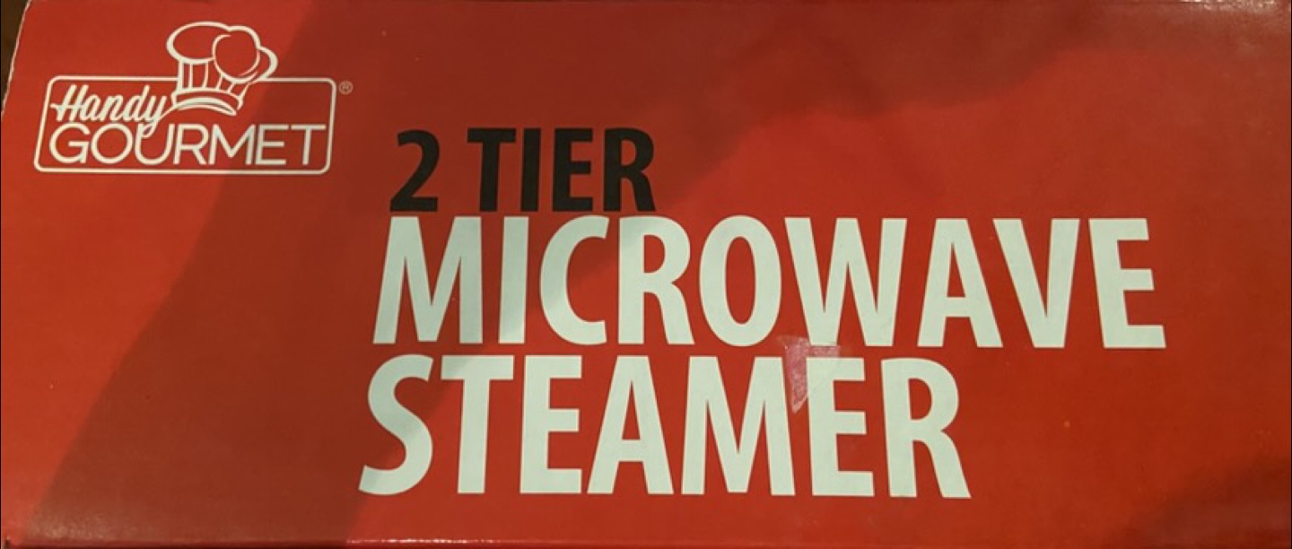 Handy Gourmet 2 Tier Microwave Steamer - New! - photo 2
