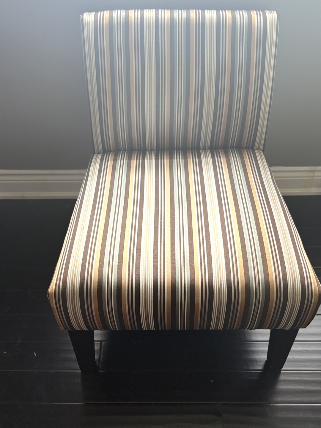 Striped Accent Chair