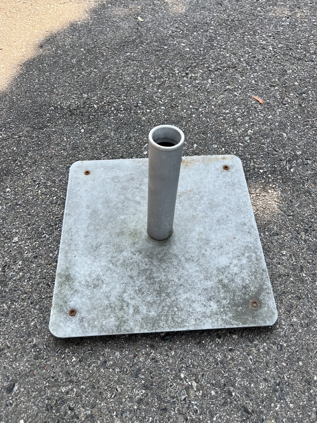 Outdoor Metal Patio umbrella base (from Gluckstein set)