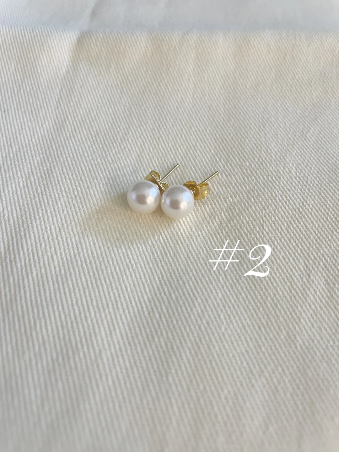 Pearl stud earrings for sell thumbnail