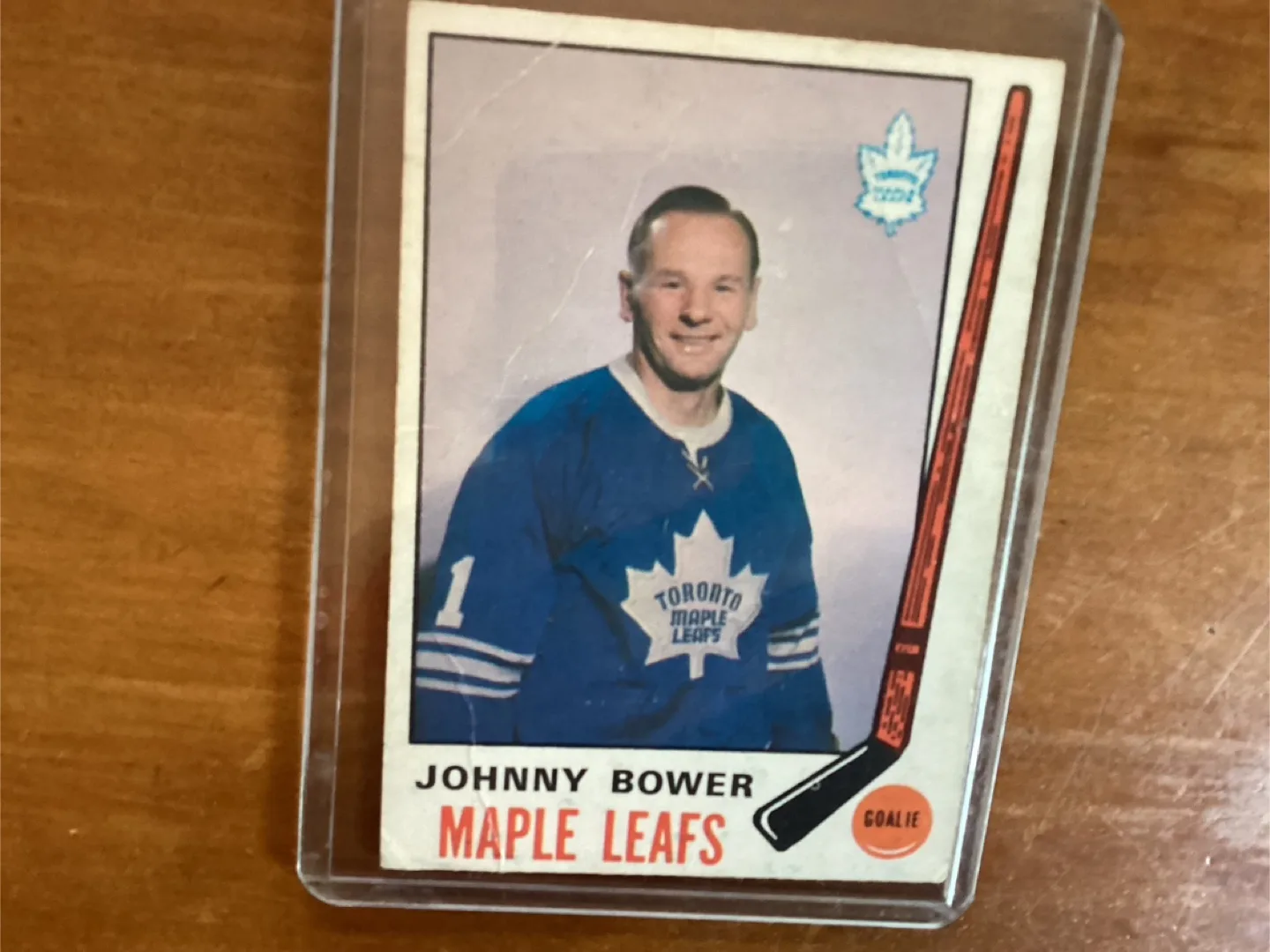 1969-70 O-PEE-CHEE JOHNNY BOWER Hockey Card # 187 thumbnail