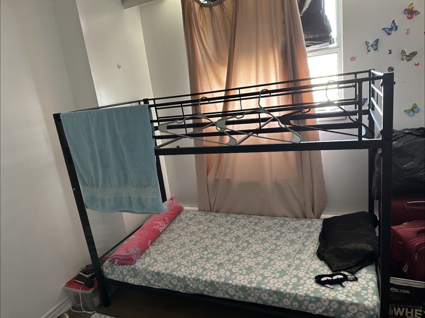Black Metal Bunk Bed Frame