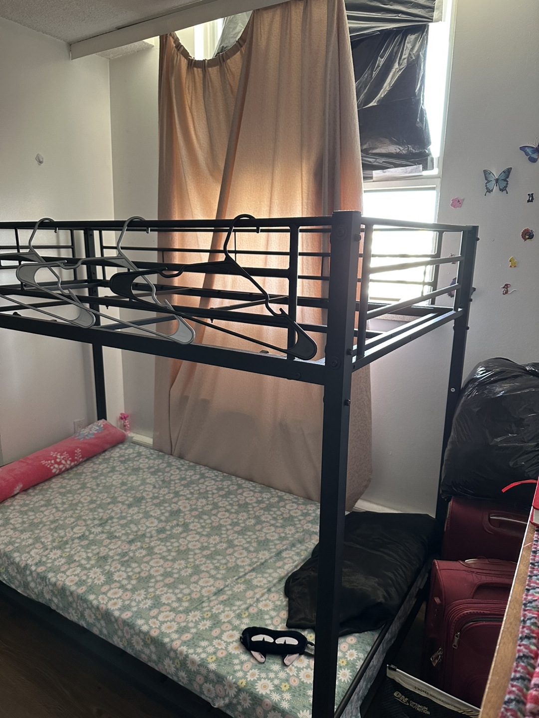 Black Metal Bunk Bed Frame - photo 3