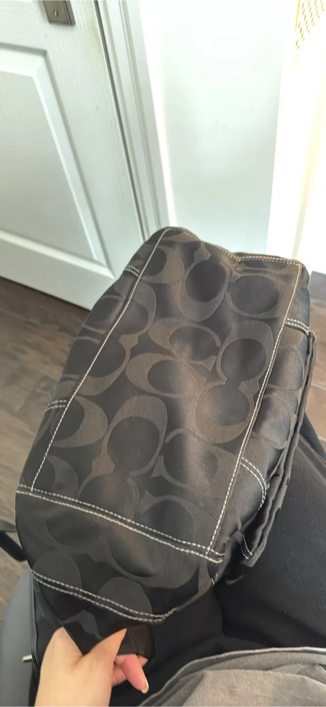 Coach Black Tote Bag image indicator(5)