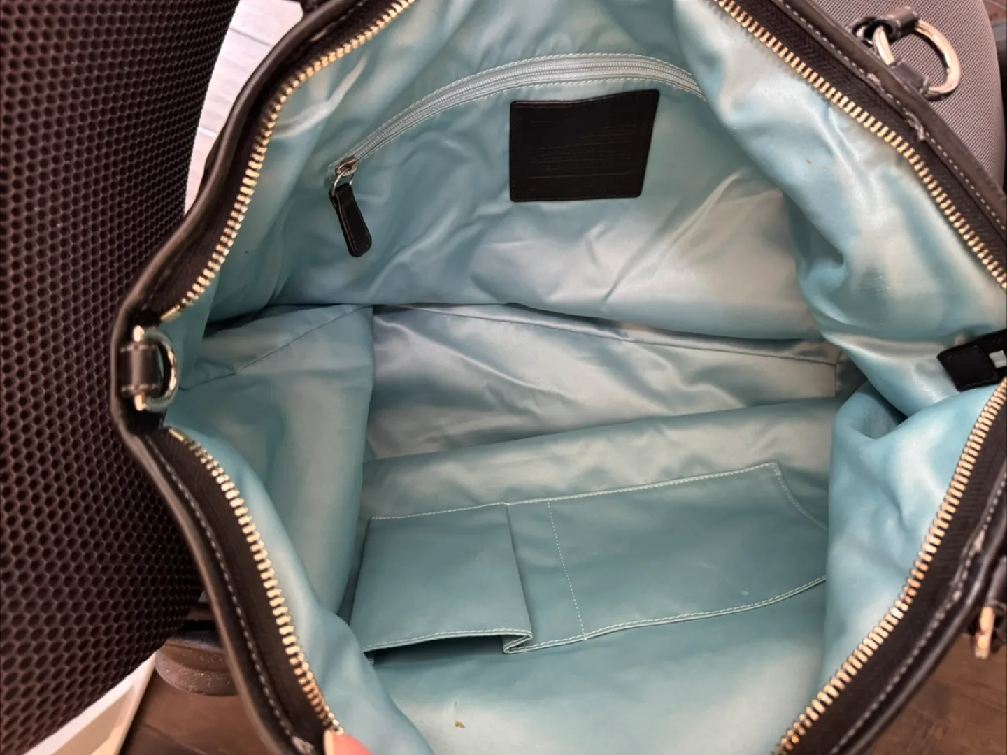 Coach Black Tote Bag image indicator(4)