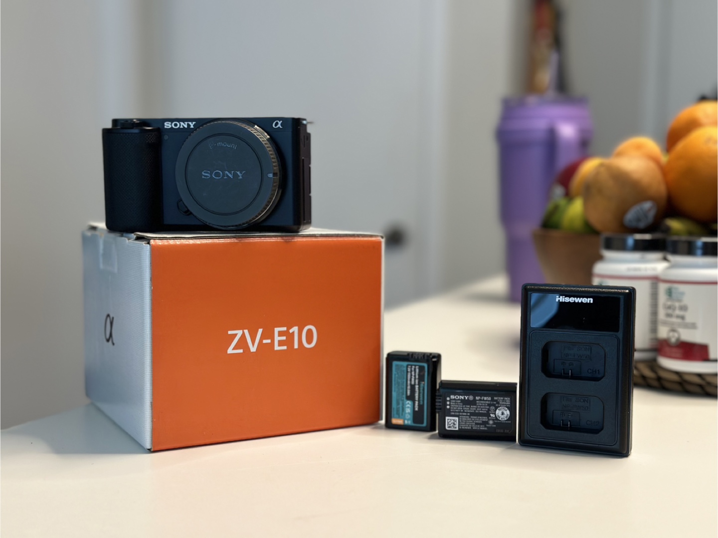 Sony ZV-E10 Camera with Accessories