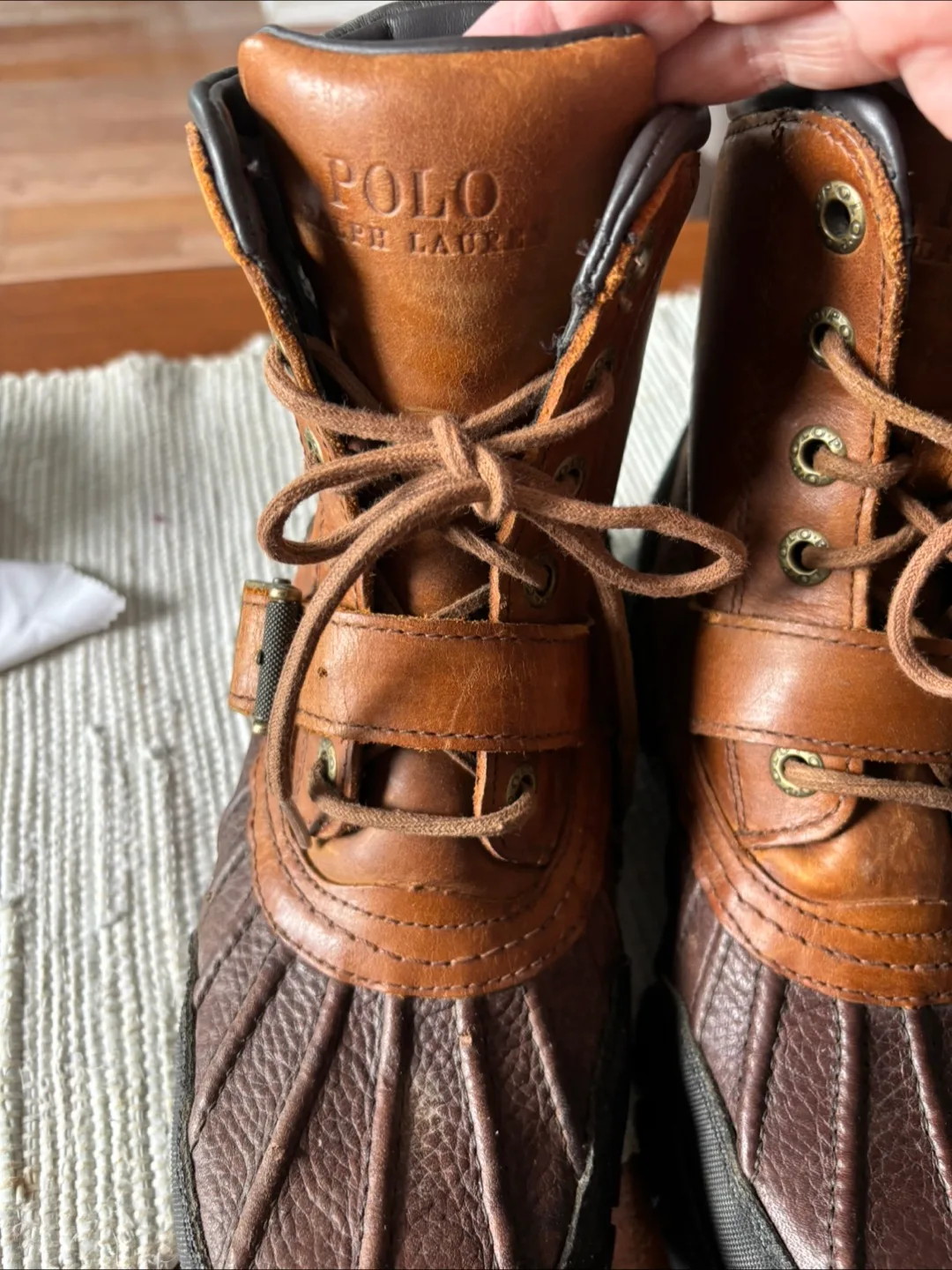 Polo Ralph Lauren Leather Duck Boots image indicator(2)