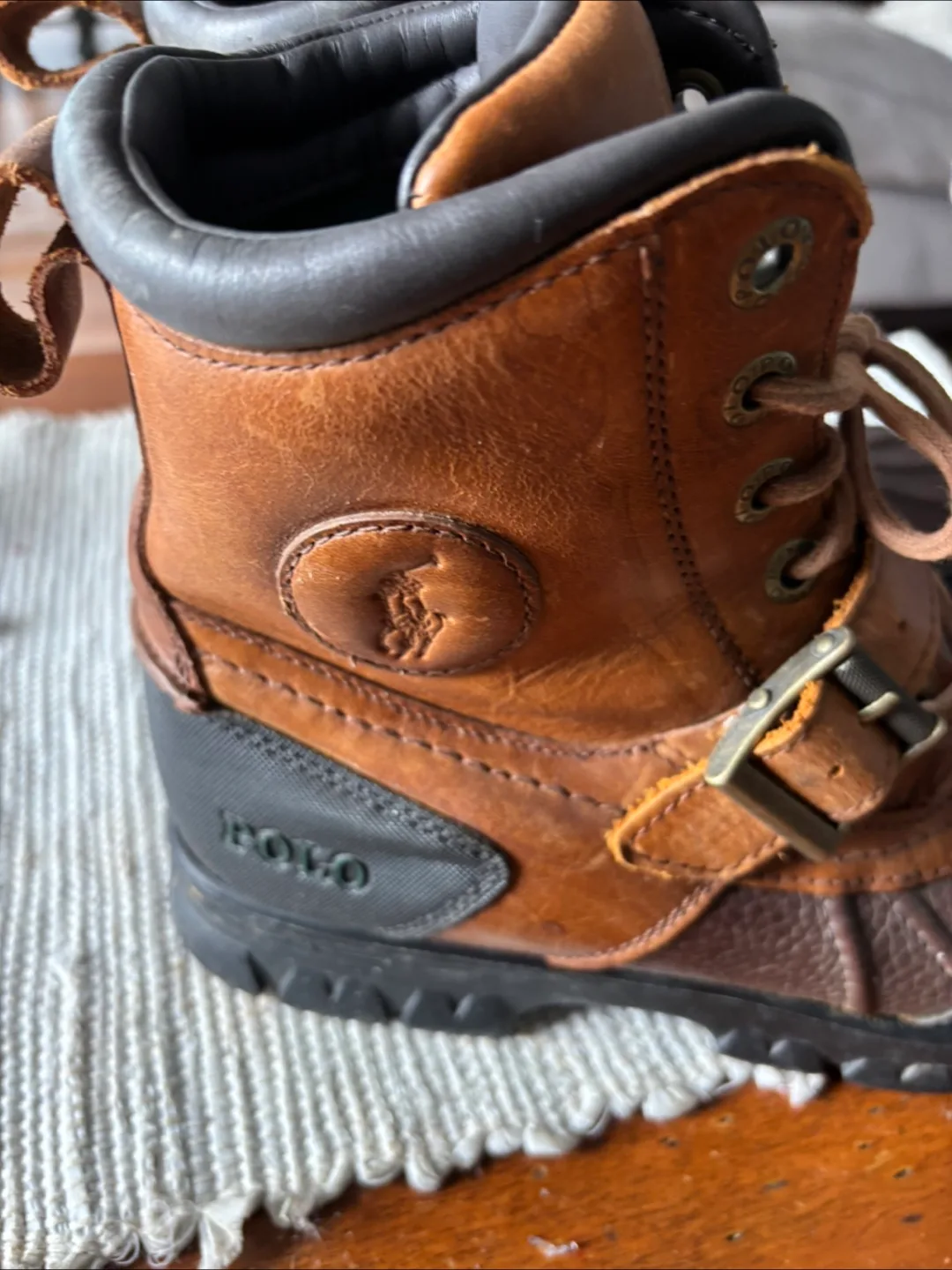 Polo Ralph Lauren Leather Duck Boots image indicator(4)