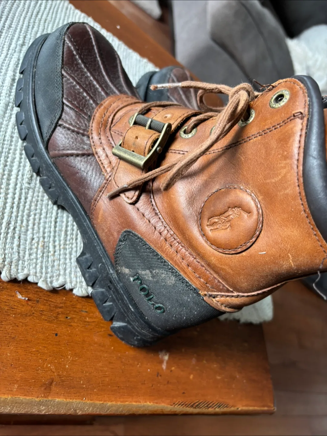 Polo Ralph Lauren Leather Duck Boots image indicator(7)