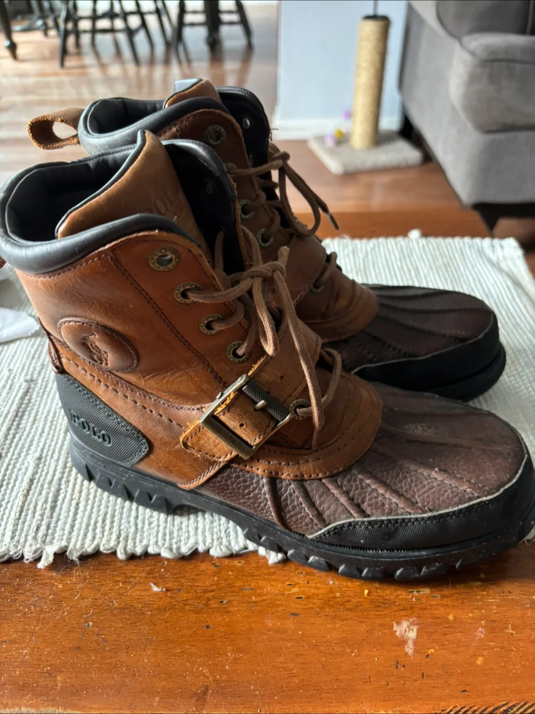 Polo Ralph Lauren Leather Duck Boots image indicator(3)