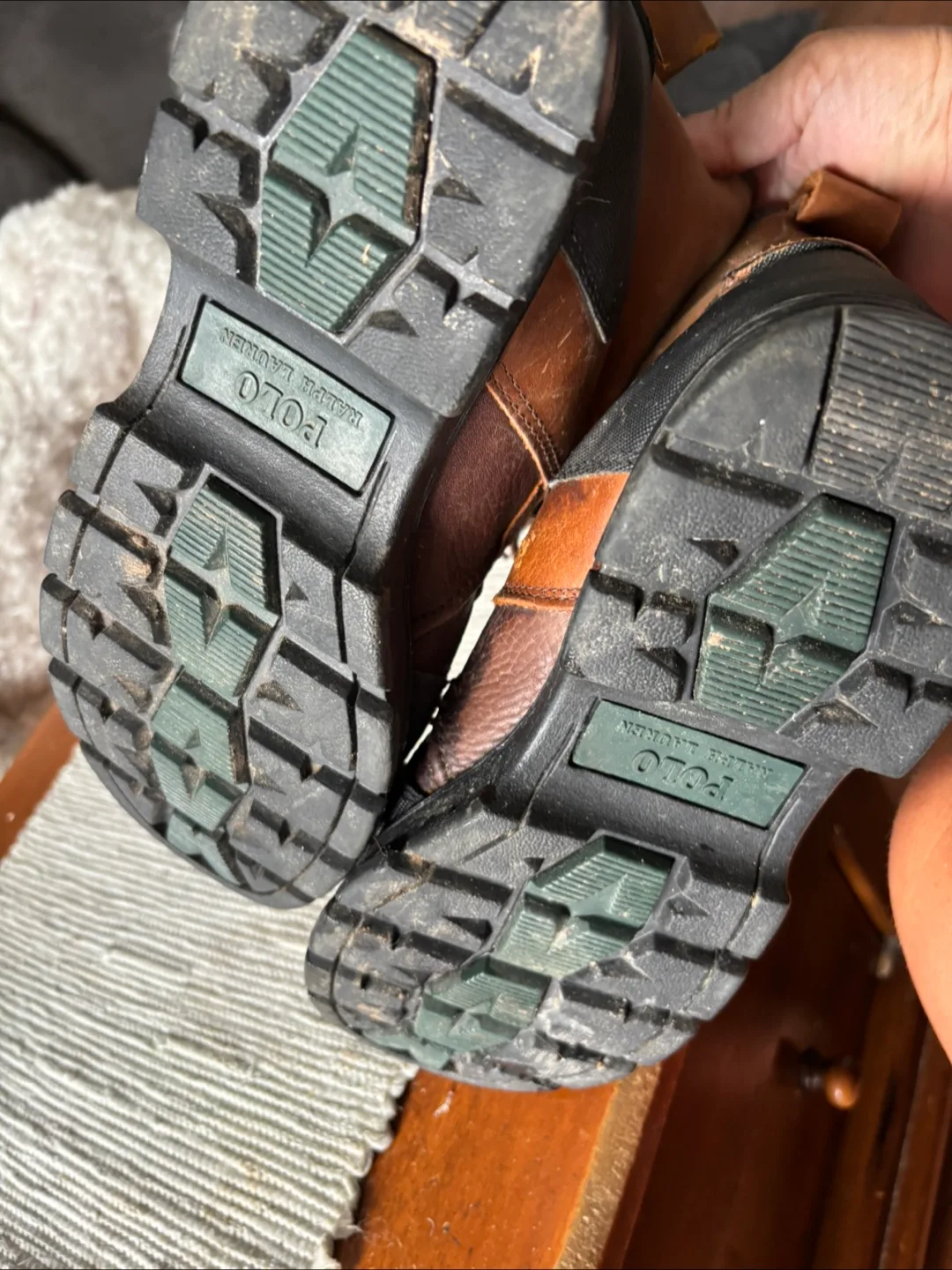 Polo Ralph Lauren Leather Duck Boots image indicator(10)