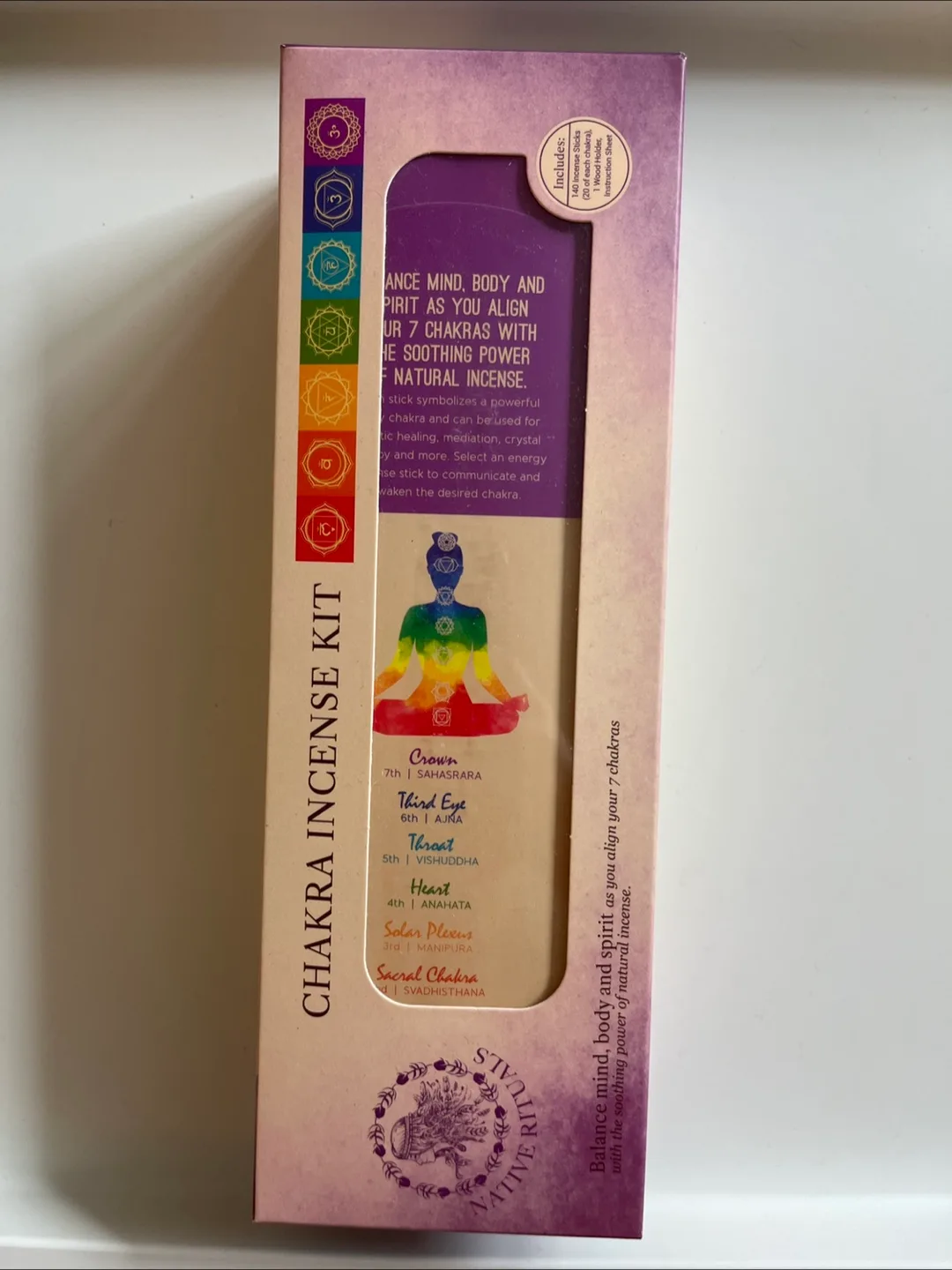 Native Rituals Chakra Incense Kit thumbnail