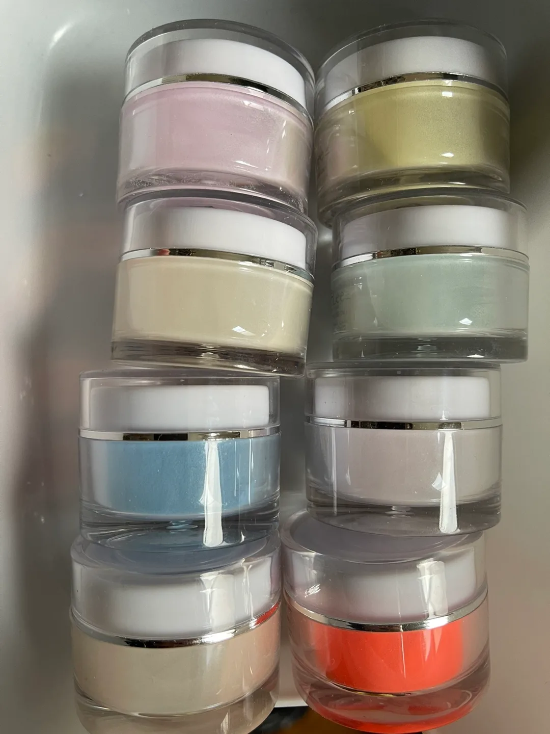 8x Summer colors Acrylic Nail Powder thumbnail