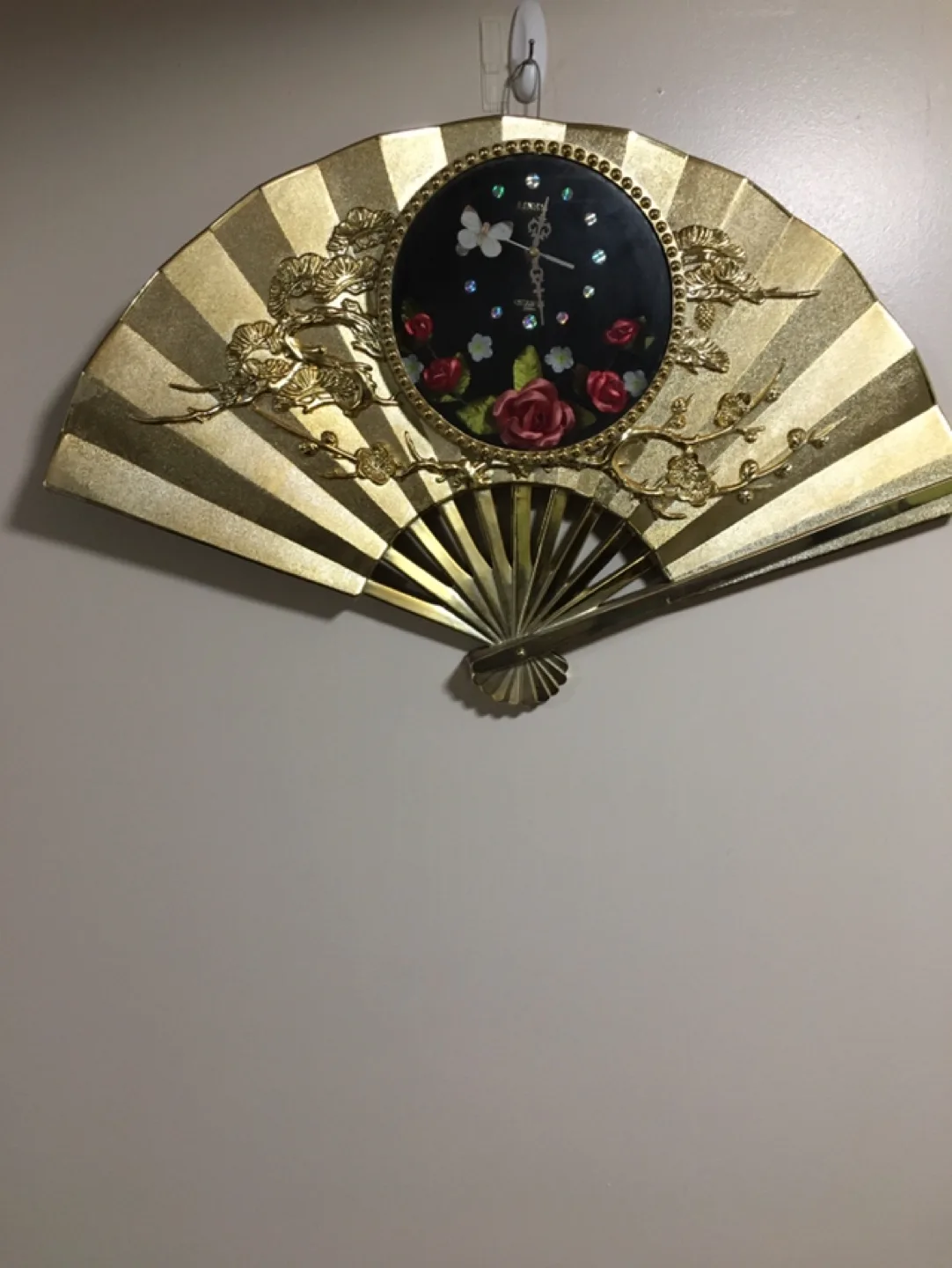 Wall art  of fan with clock ⏰ thumbnail