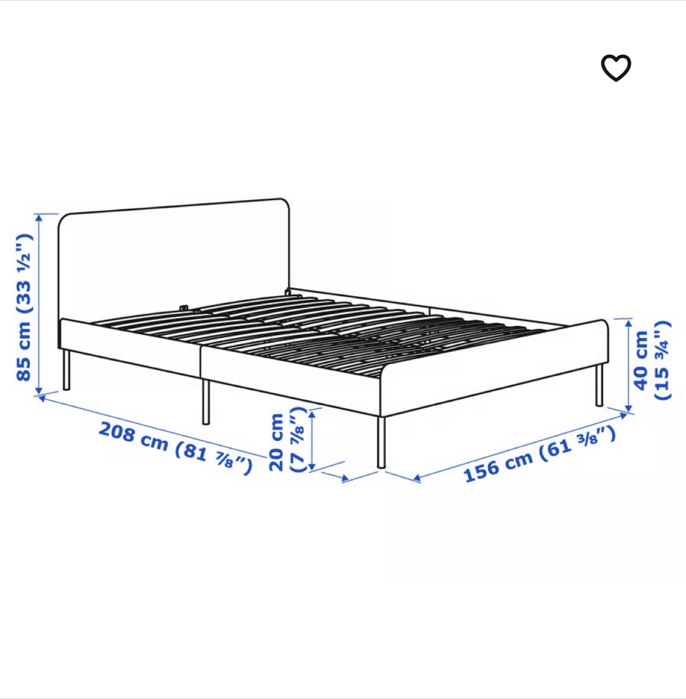 Bedroom Set : Queen Bed + Mattress + 2 Nightstands + 2 Lamps - photo 4