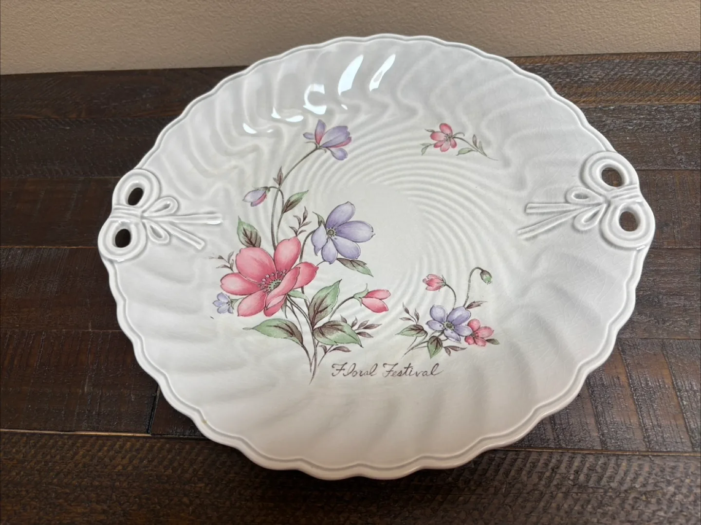 🇨🇦Floral Festival by Siano Serving Plate thumbnail