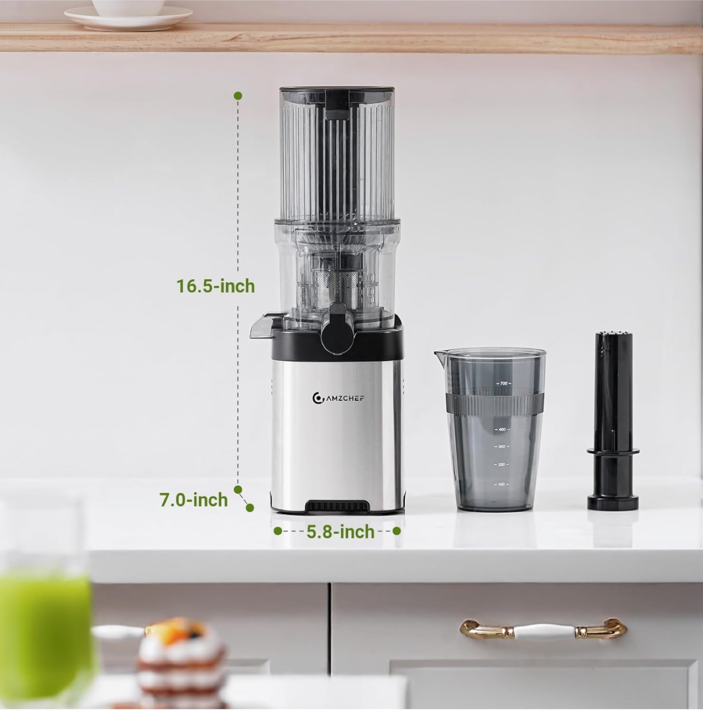 Brand new AMZCHEF Cold Press Juicer – never used. - photo 2