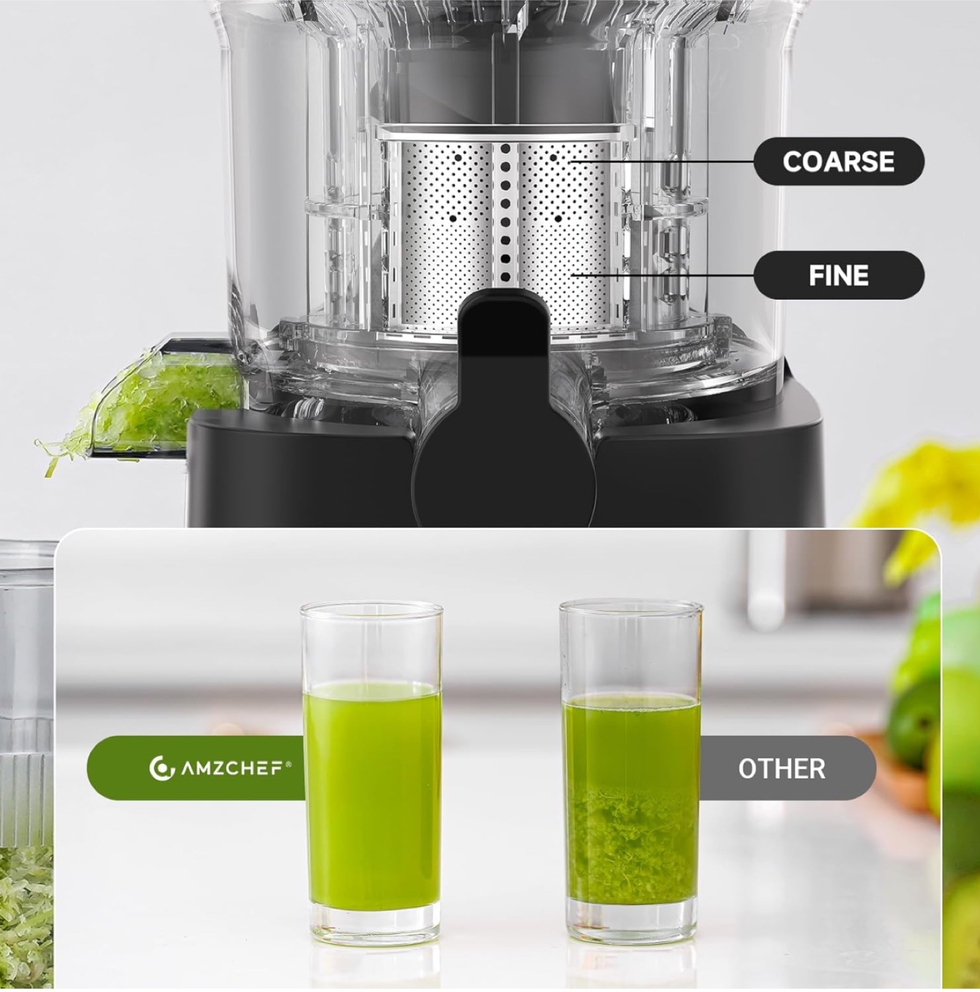 Brand new AMZCHEF Cold Press Juicer – never used. - photo 5