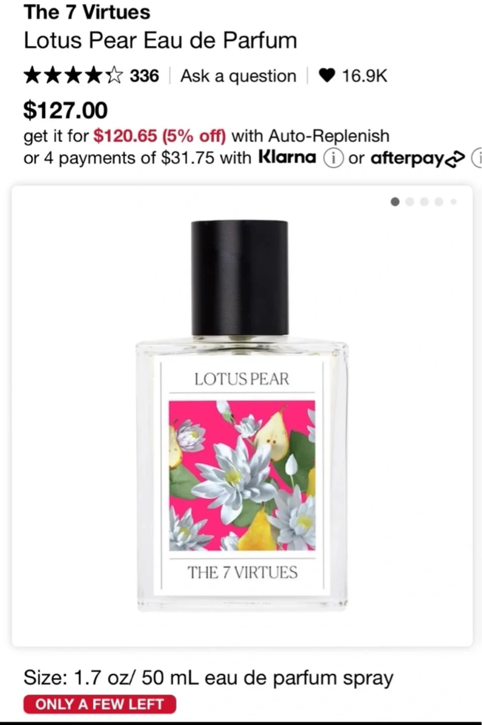 The 7 Virtues perfume Lotus Pear thumbnail