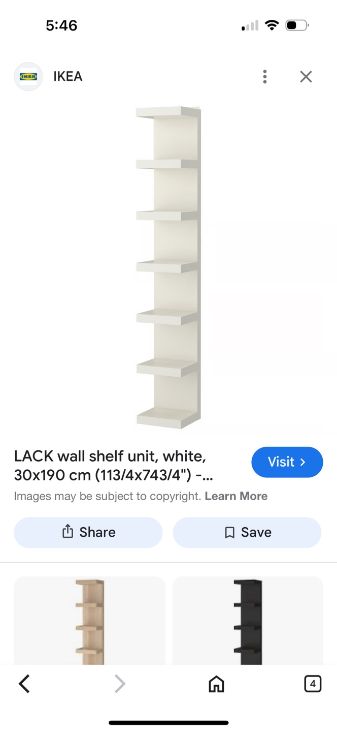 IKEA LACK Wall Shelf Unit - White - photo 2